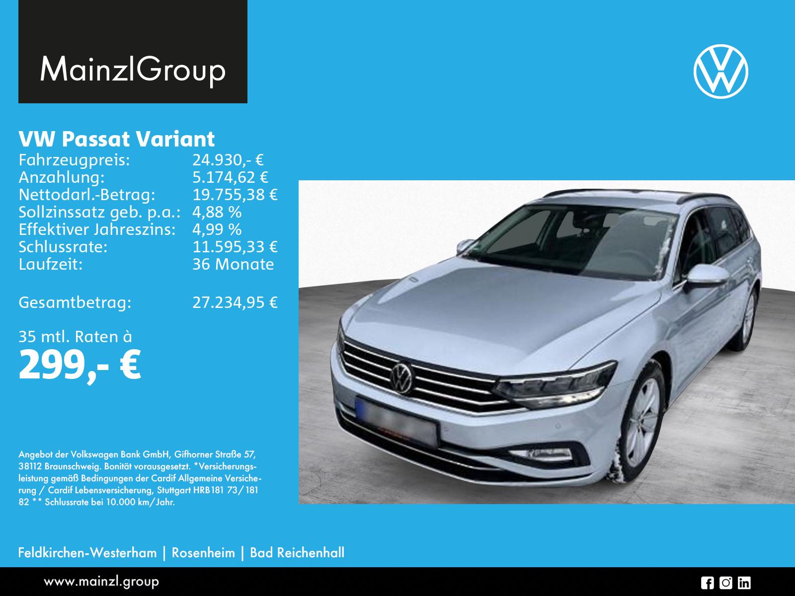 Volkswagen Passat Variant 2.0 TSI DSG Business Navi Kamera