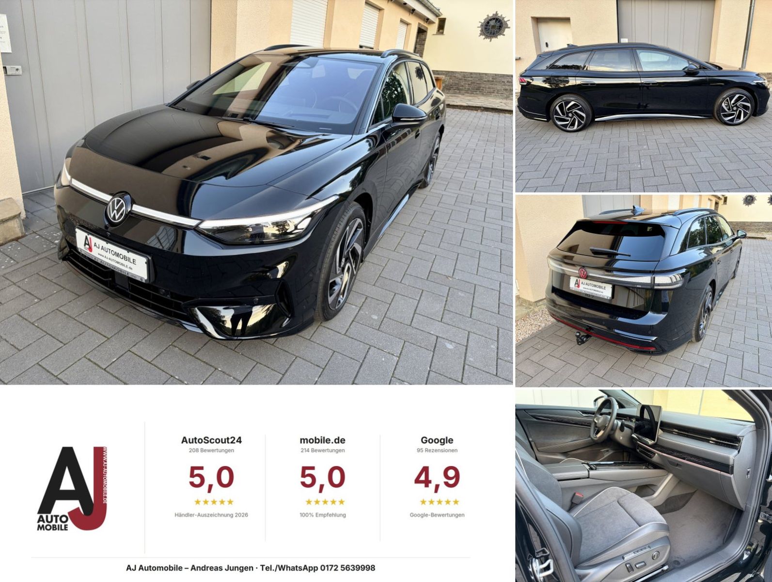 Volkswagen ID.7 Tourer Pro S 86kWh Int/Ext/AHK/Komfort