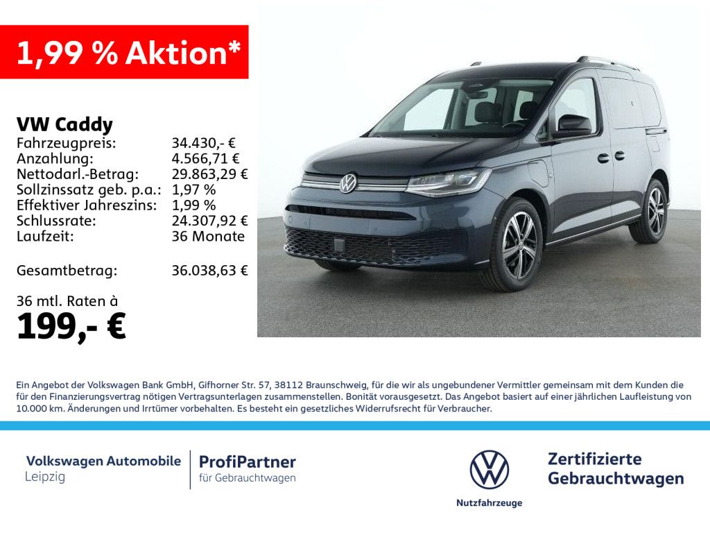 Volkswagen Caddy 1.5 TSI eHybrid Goal *Hecktüren*LED*Navi