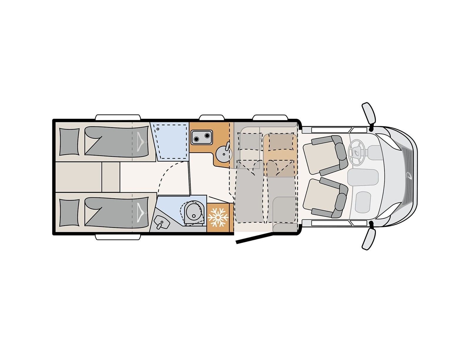 Fahrzeugabbildung Dethleffs Just 90 T 7052 EB Navi*RFK*SAT/TV*Markise*Pakete
