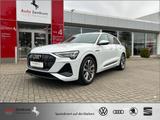 Audi e-tron 55 quattro S line StandHz*CarPlay*Kamera - weiße Audi e-tron