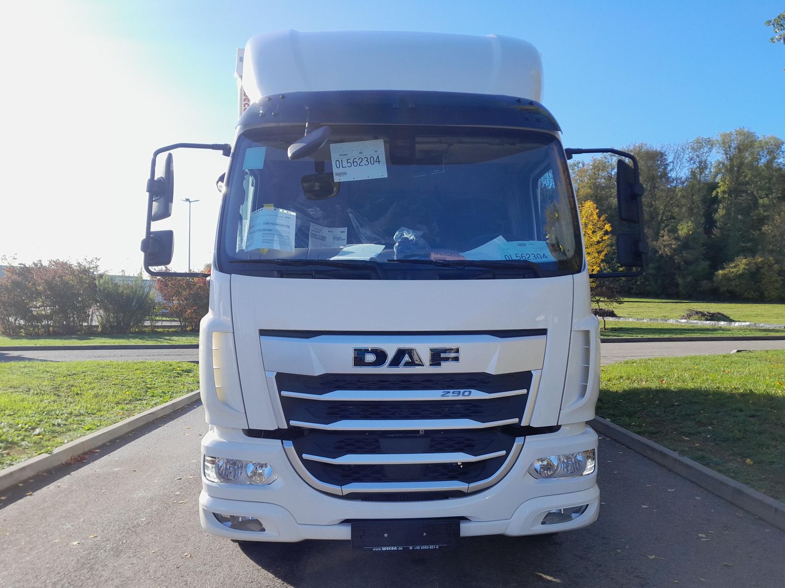 Fahrzeugabbildung DAF FA XB 290 16t Curtainsider Wecon