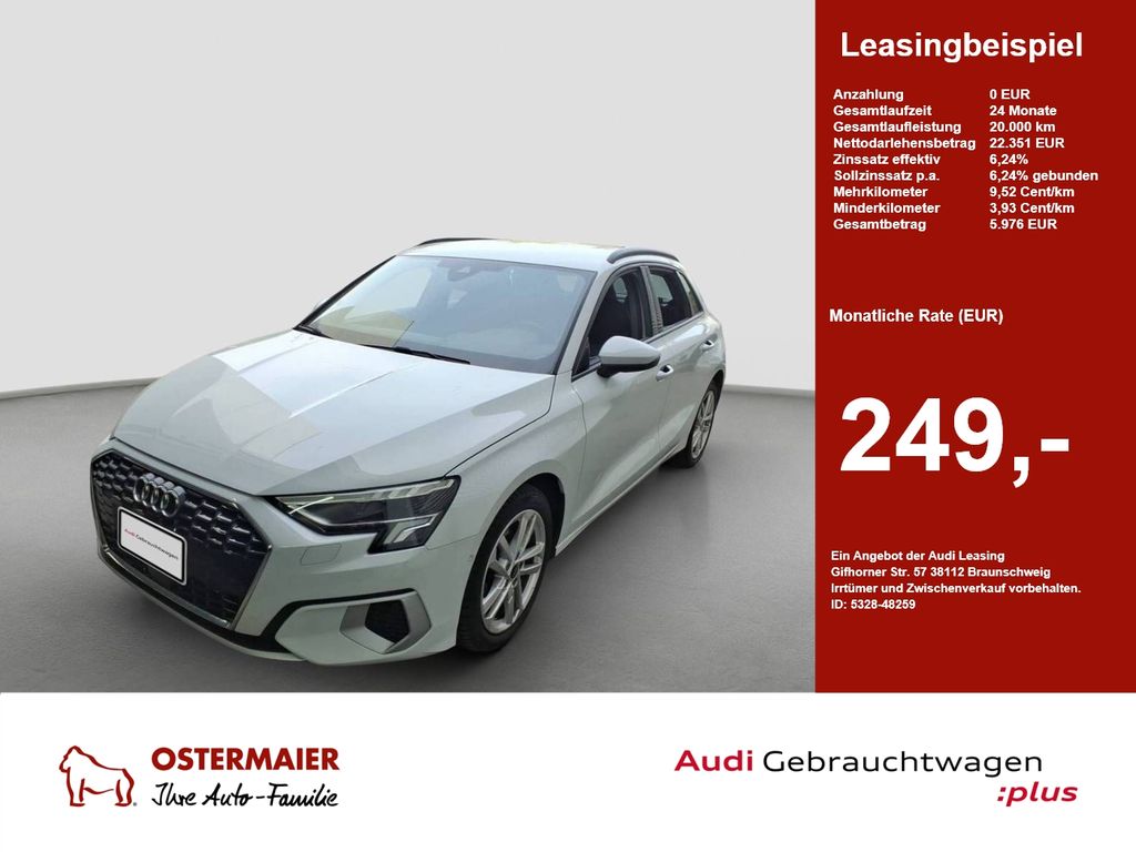 Abbildung Leasingangebot Audi A3 Sportback ADVANCED 30 TDI LED.ACC.VIRTUAL.NAV