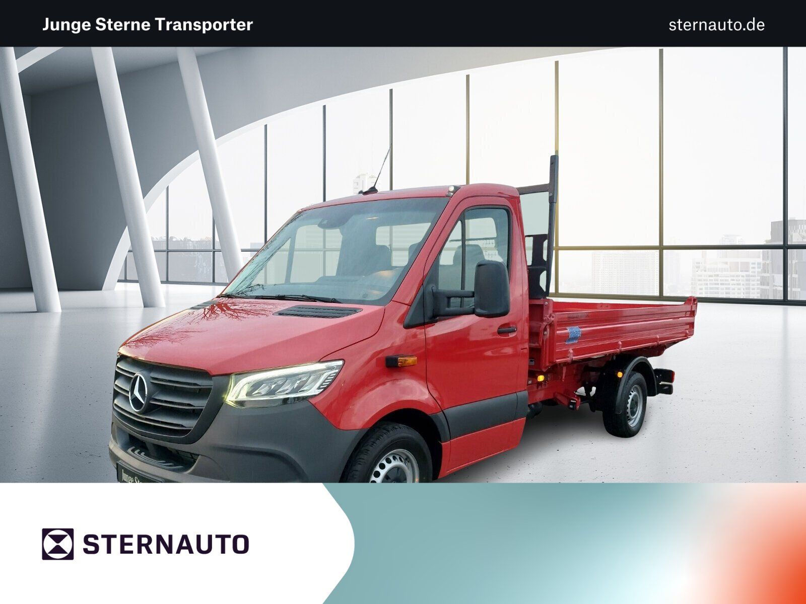 Mercedes-Benz Sprinter 319 Kipper 9G-Autom.DAB LED SHZ Tempom.