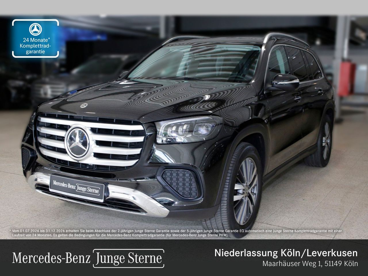 Mercedes GLS 450 2025, 3.0D dīzelis, Automāts, Melns — Latvijā