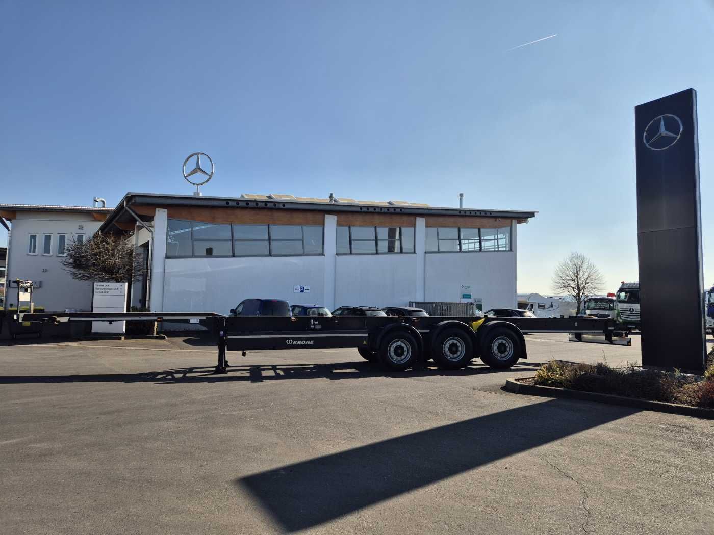 Fahrzeugabbildung Krone SD BDF BPW-Achsen Liftachse mitte Container