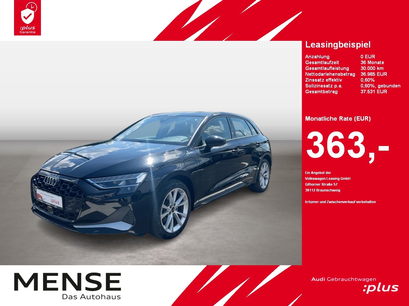 Audi A3 Sportback 40 TFSI e S tronic Advanced ACC|LED