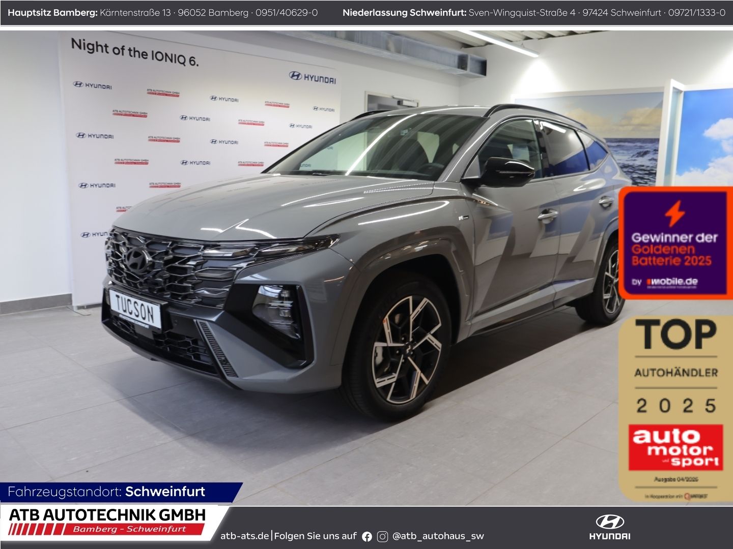 Fahrzeugabbildung Hyundai Tucson N Line PHEV MY25 1.6 T-GDi 252 PS Assist.