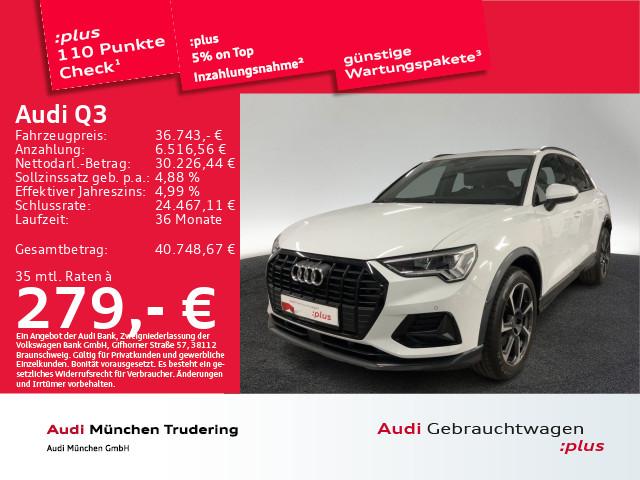 Audi Q3 40 TFSI qu. S tronic advanced Pano/Virtual/Na
