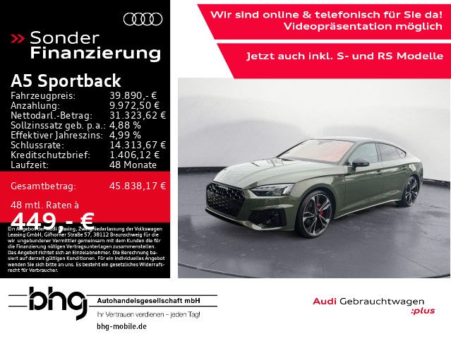 Audi A5 Sportback 40 TDI quattro S-line Matrix AHK Pa foto 2