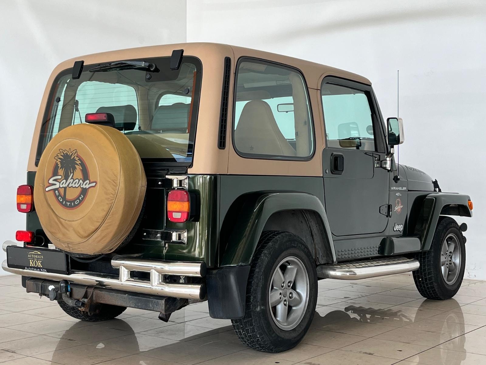 JEEP WRANGLER SAHARA - 4.0 177ch - 4X4 - VOLANT EN CUIR