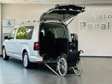 Volkswagen Caddy Maxi Rollstuhlgerecht-Rampe + E-Sitz - : Rollstuhlgerecht