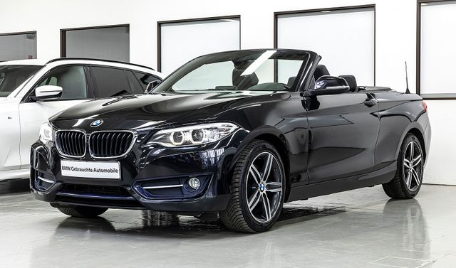 BMW 220i CAB SPORT SAG XEN NAV TMP PDC SHZ HiFi