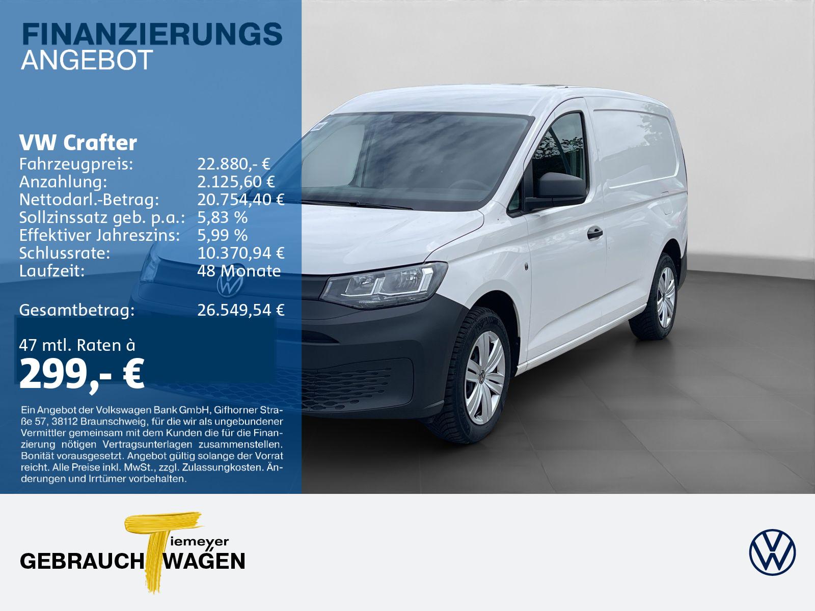 Volkswagen Crafter 35 Kasten NAVI KLIMA AHK