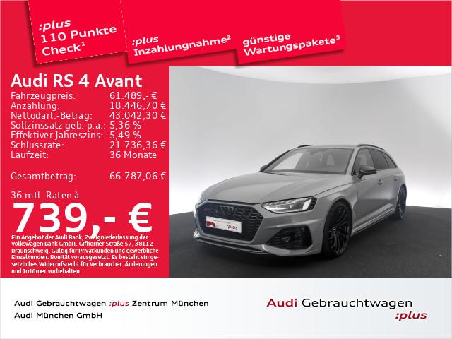Audi RS4 Avant tiptr SportabgasBONavi 2023