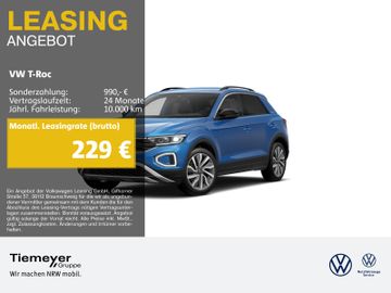 Volkswagen Leasingangebot: Volkswagen T-Roc 1.5 TSI GOAL IQ.DRIVE LM18 ASSIST KAMERA