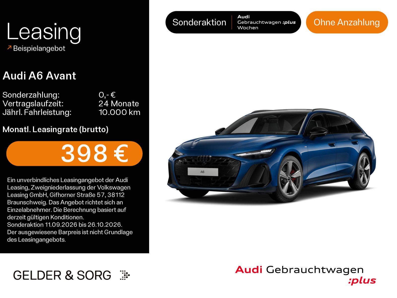Audi A6 Avant TFSI qu. S line 270 kW OhneZusatzkosten