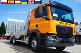 MAN TGM 26.320 6×2-4 tow truck / NEW platform 9.2 m - MAN Kipper 8x6