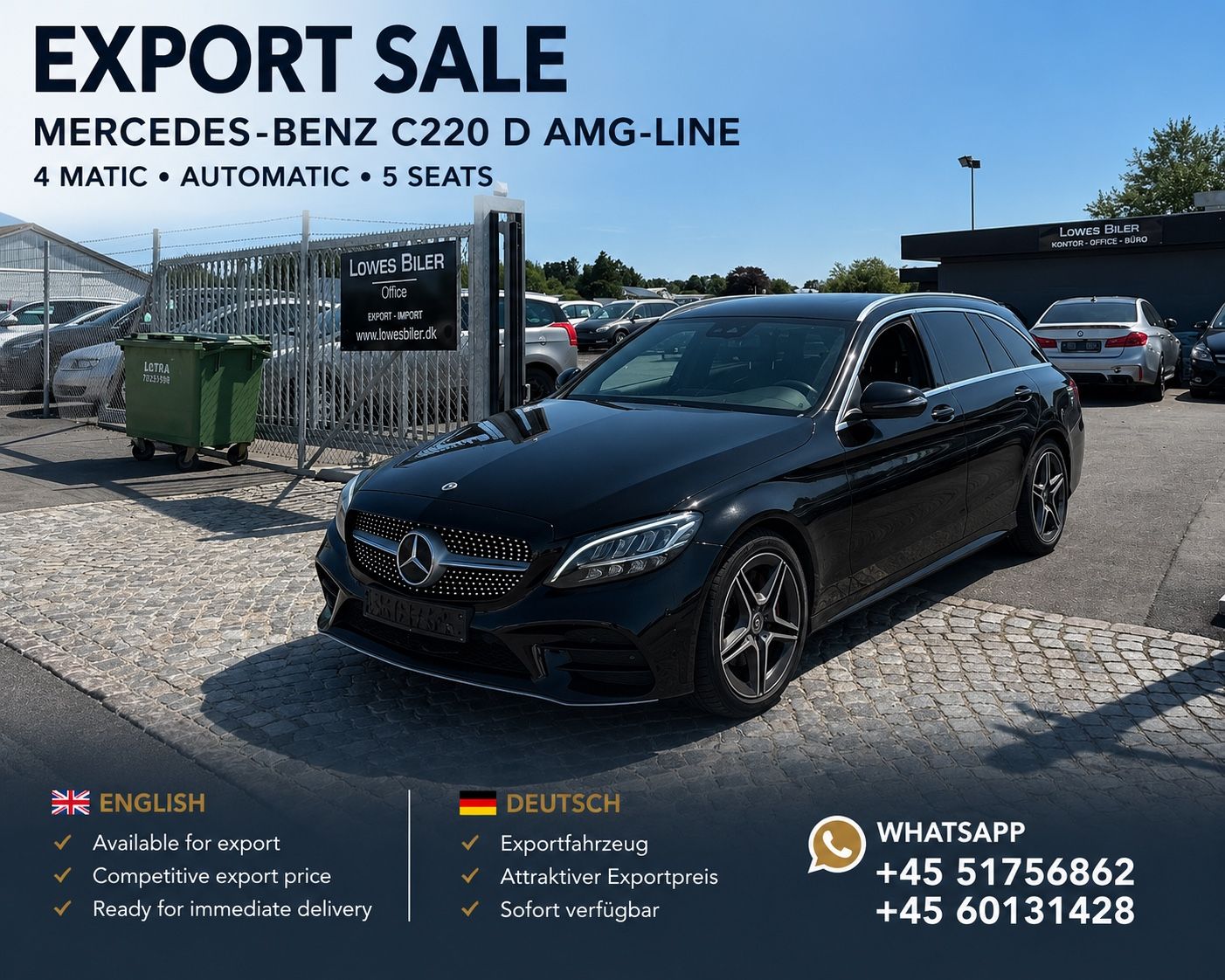 MERCEDES-BENZ C 220 d T 4Matic AMG-LINE  11.500€ NETTO