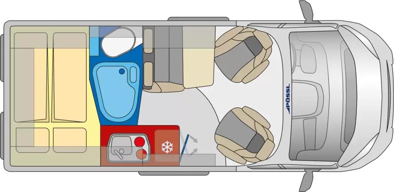 Fahrzeugabbildung Pössl Roadcamp R Citroen 140 PS Radio,Kamera,Rahmenfen