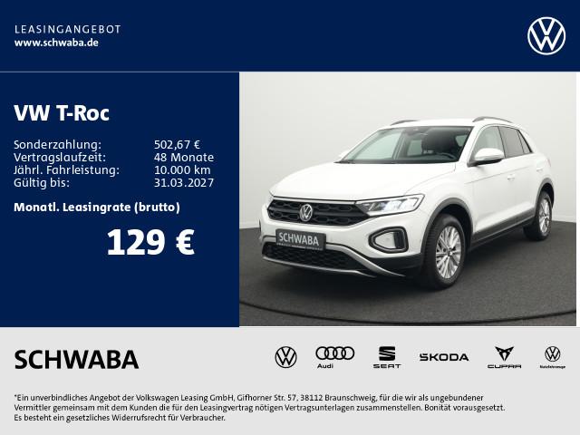 Volkswagen T-Roc Life 1.0 TSI LED*APP*SHZ*ab 159€, миниатюра 2