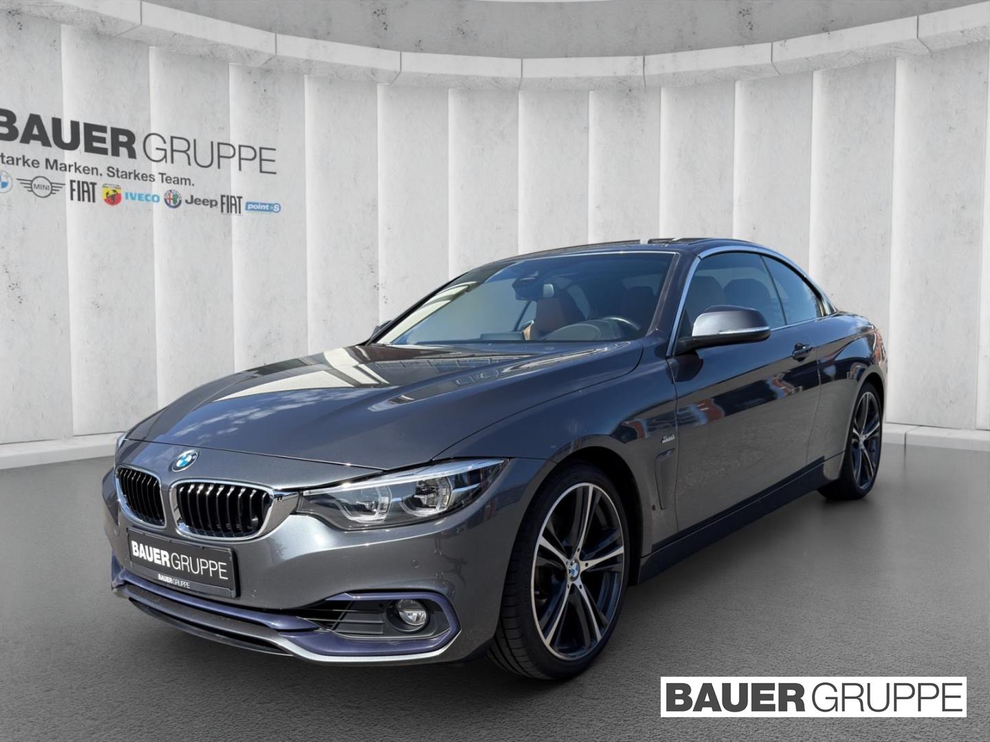 BMW 430 i Sport Line Cabrio HUD adap. LED AHK Nacken