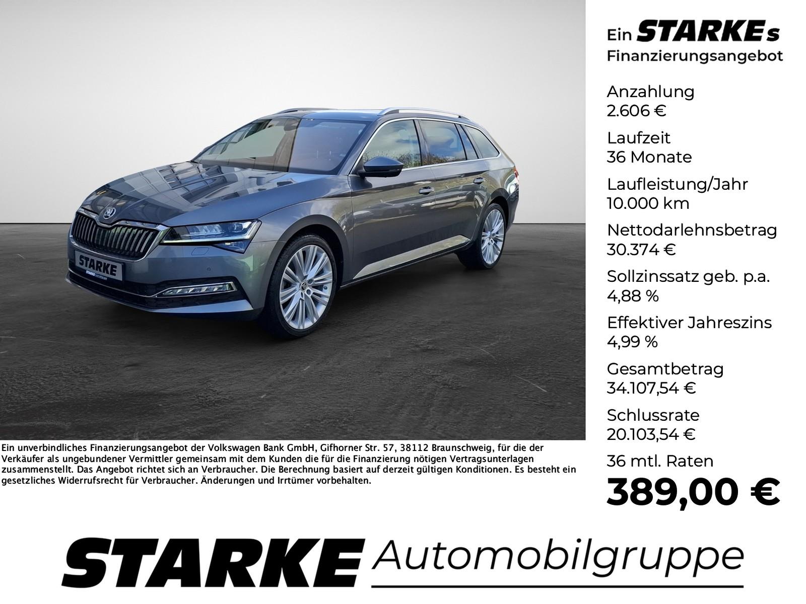 Skoda Superb Combi 2.0 TDI DSG Style  AHK Standheiz Na