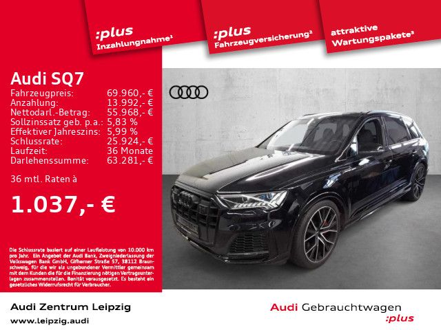 Audi SQ7 4.0 TDI qu. *HD-Matrix*AHK*Pano*B&O*Standhzg