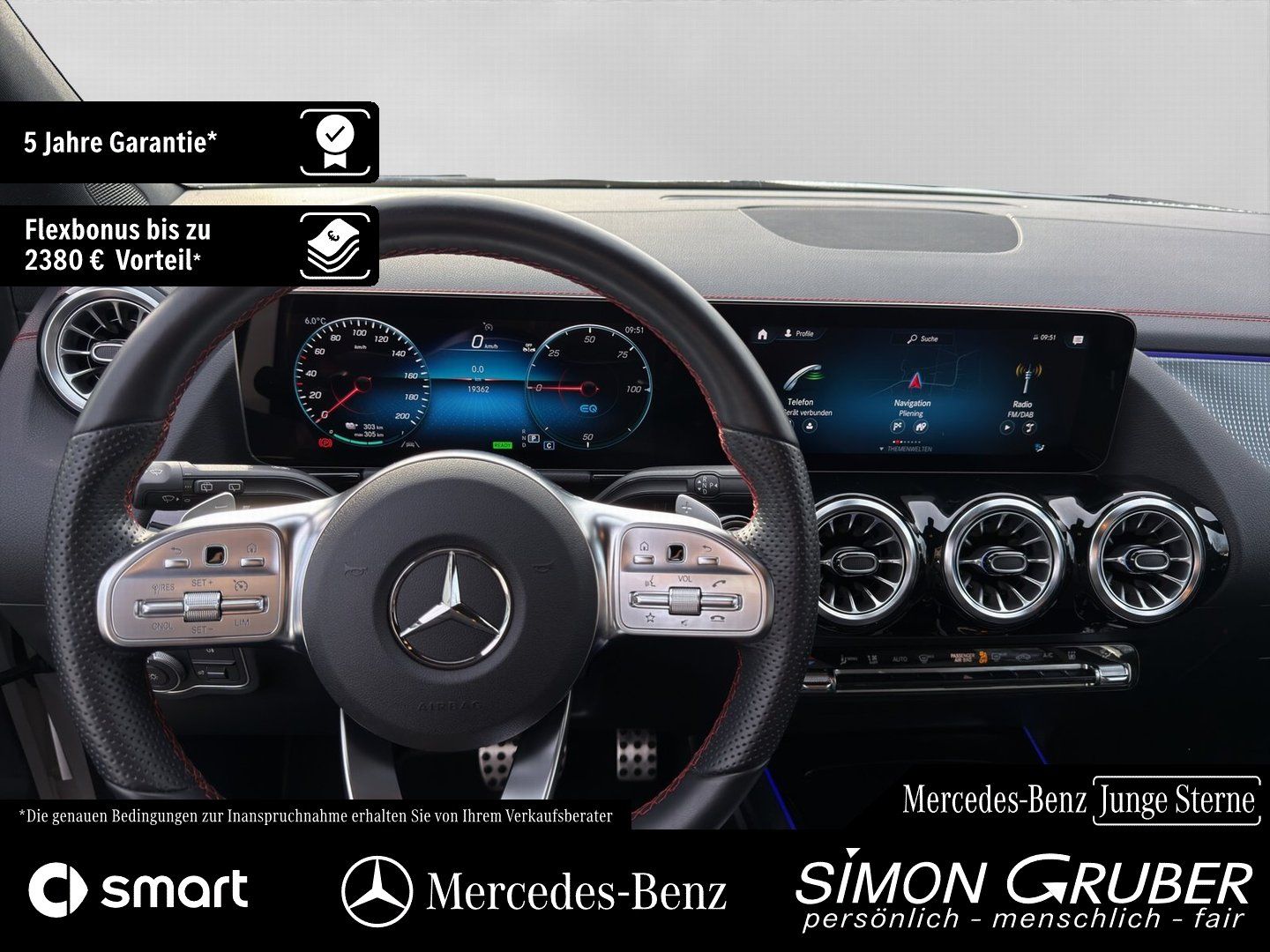 Fahrzeugabbildung Mercedes-Benz EQA 300 4MATIC AMG Line Ambi EasyPack LED Kamera