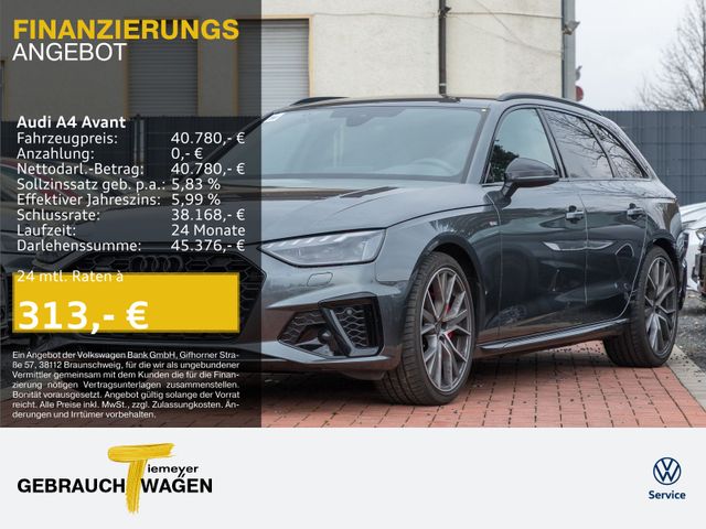 Audi A4 Avant 40 TFSI Q 2 x S LINE LM19 KAMERA NAVI+