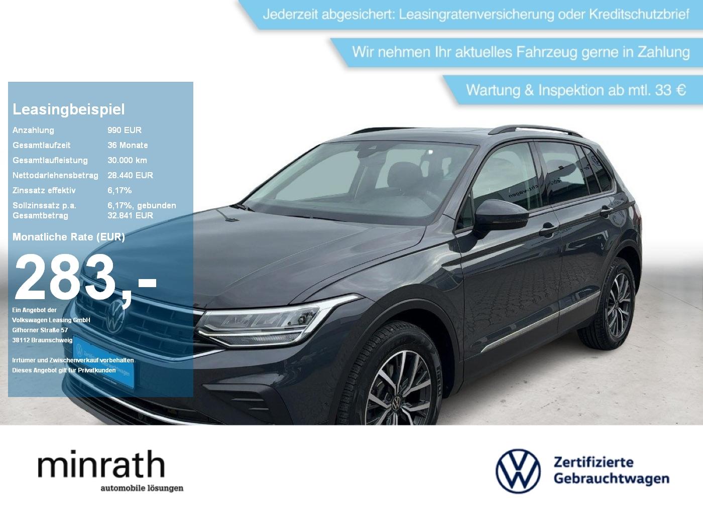 Volkswagen Tiguan 2.0 TDI BMT Life APP+DAB+AHK+PANO+VIRT