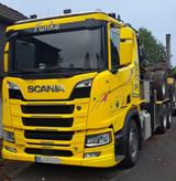 Scania R590, Loglift 251S, Müller Nachläufer
