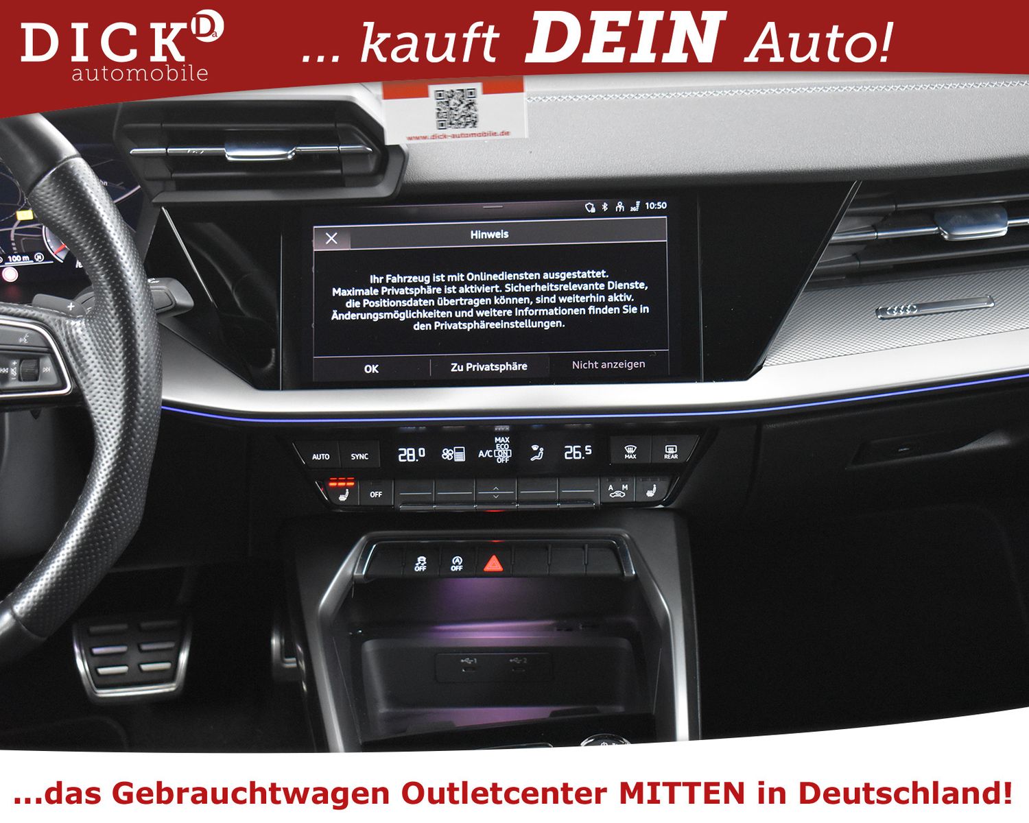 AUDI A3 SB 35d 2X S LINE SPORT+VIRTU+LEDER+NAV+LED+18 - Image 14