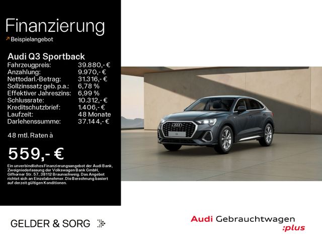 Audi Q3 Sportback 35 TFSI S line AHK*virtual*RFK*LED*