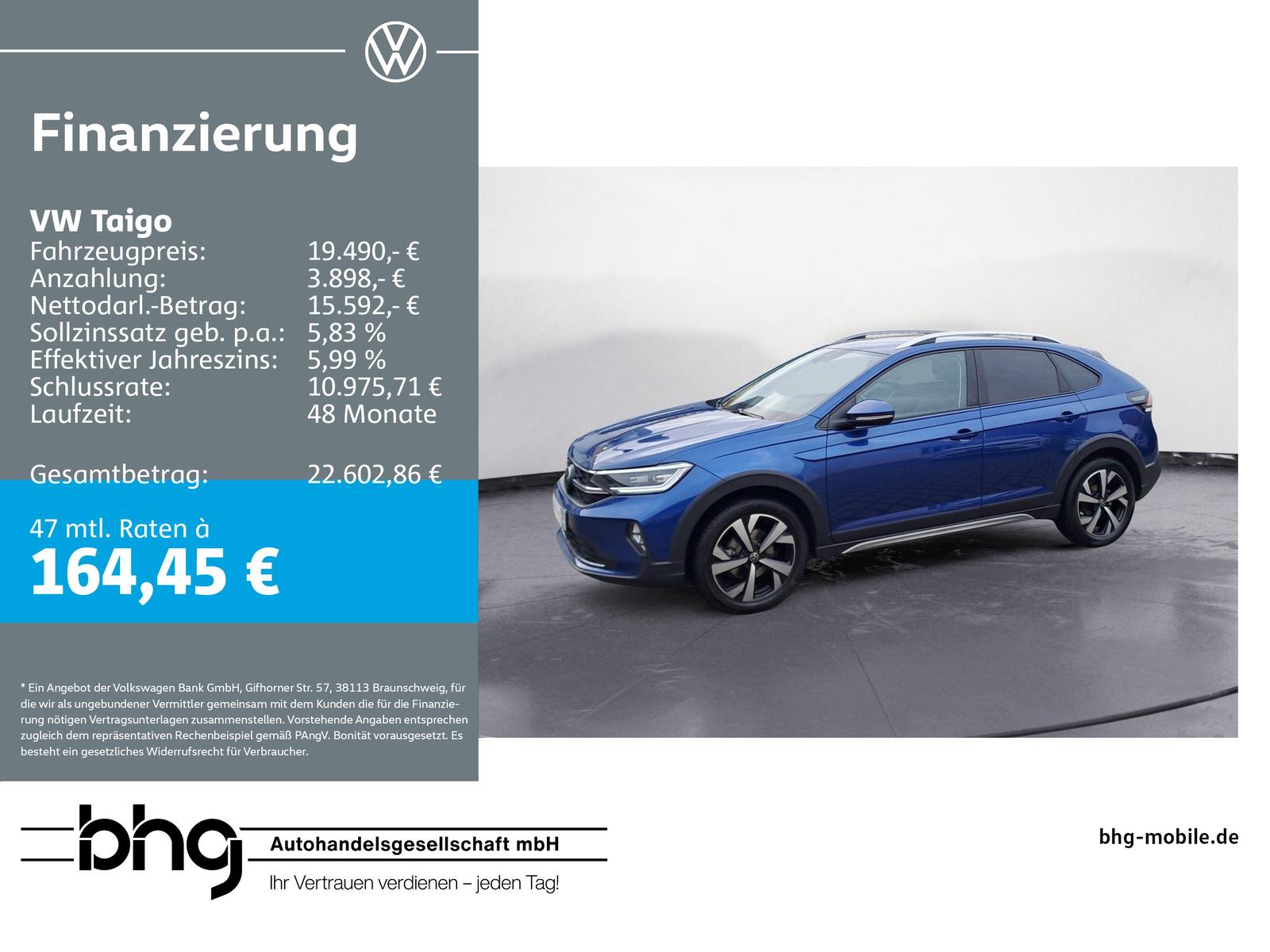 Volkswagen Taigo 1.0 TSI DSG Style *ACC*KAMERA*LANE-ASSIST*