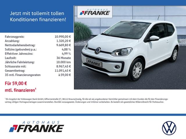 Volkswagen up! eco 1.0 CNG KLIMA
