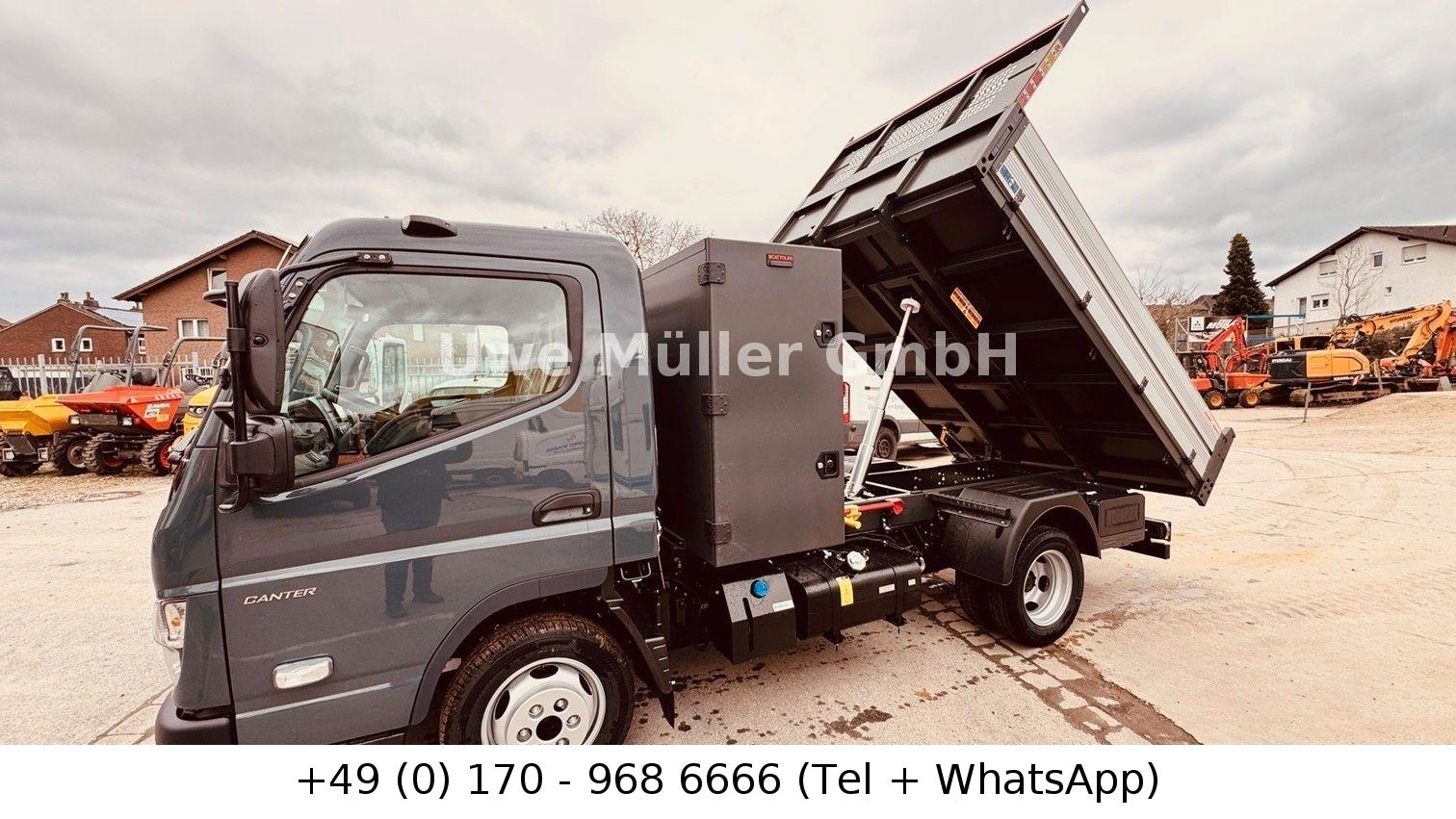 Mitsubishi Canter 3 C 15 mit Kipper + Werkzeugschrank