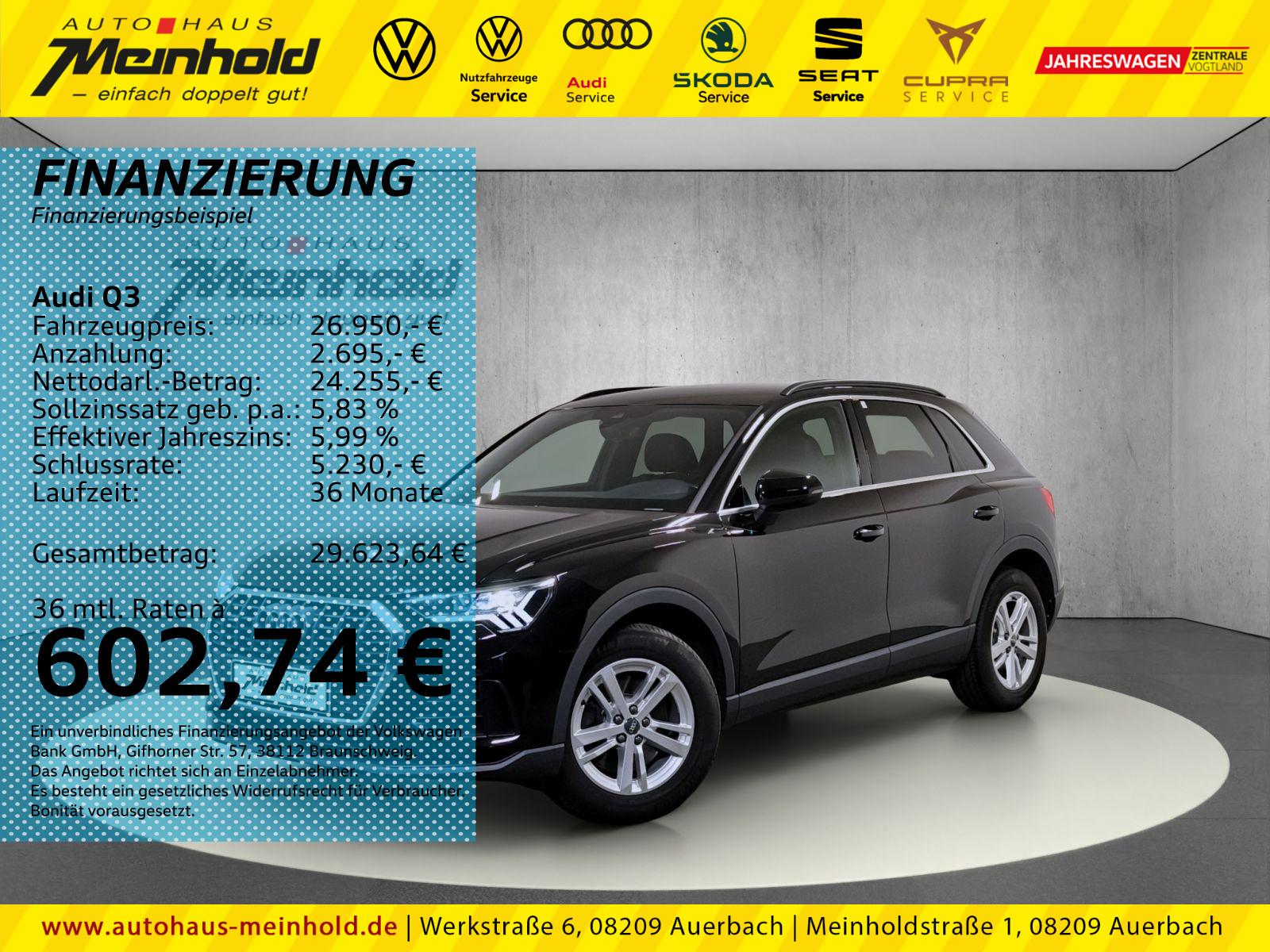 Audi Q3 40 TFSI quattro S tronic, ACC, el. Klappe