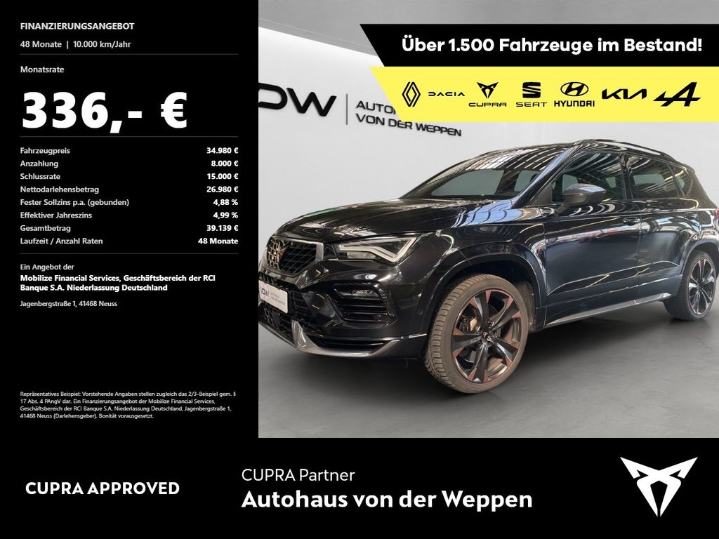 Ateca VZ 4Drive 2.0 TSI AHK ACC Klima Navi
