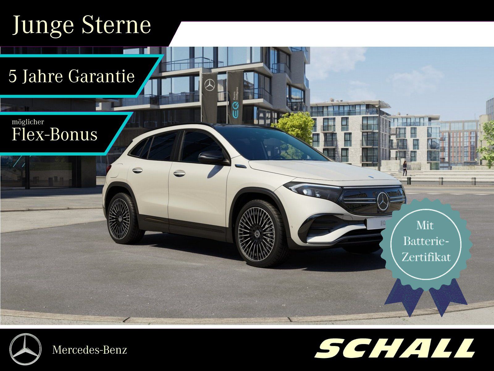 MERCEDES-BENZ EQA 300 4M AMG+NIGHT+20"+PANO+DISTR+360°+HUD+KEY