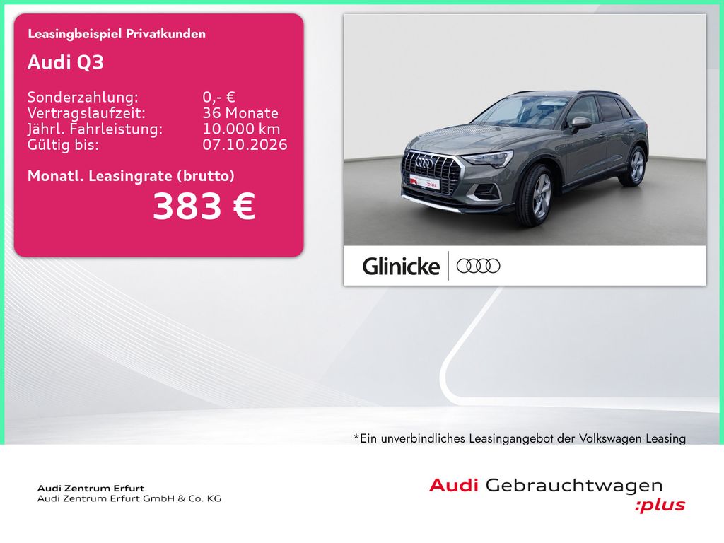 Q3 SUV advanced 35 TFSI S-tronic Navi SHZ AHK Sm
