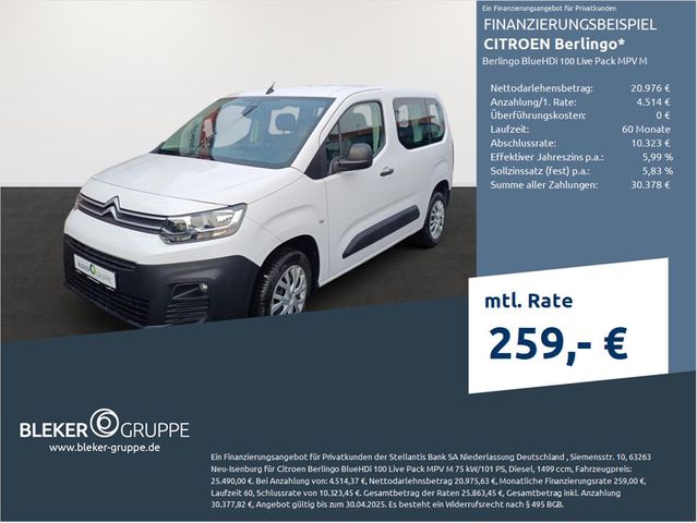 Citroën Berlingo BlueHDi 100 Live Pack MPV M