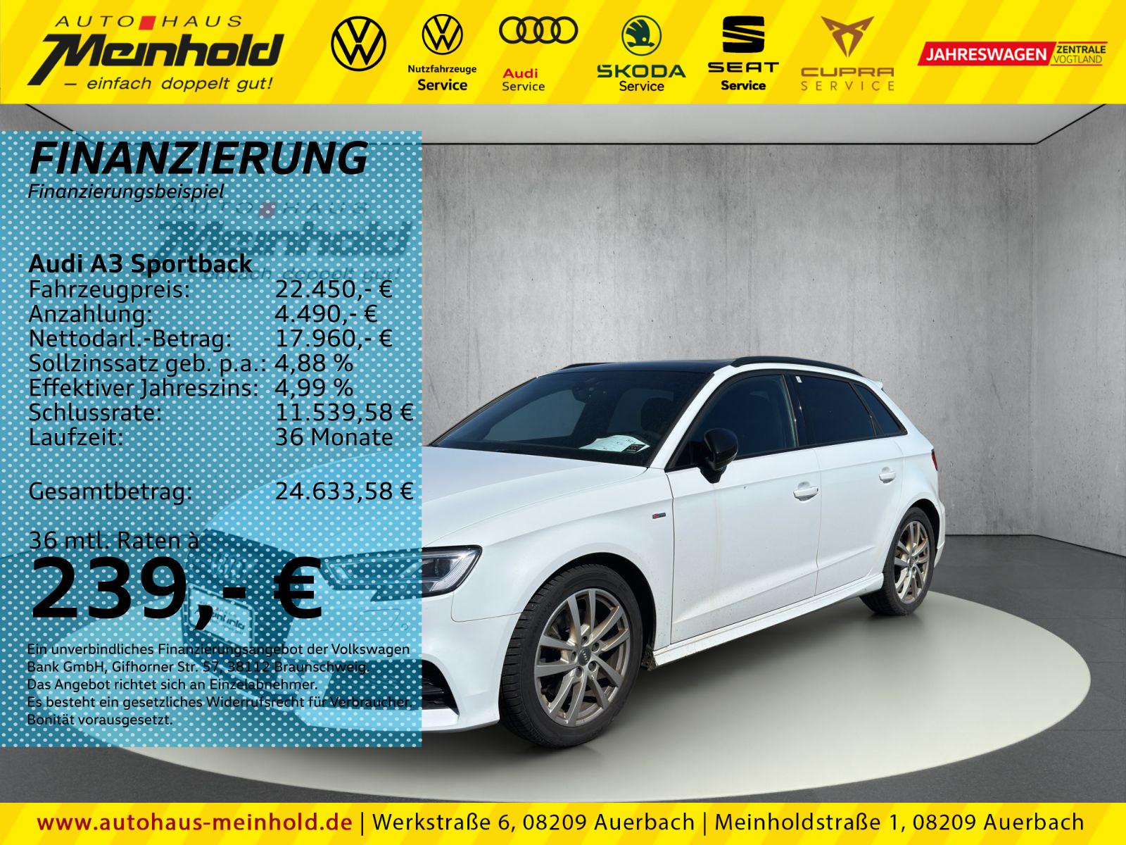 Audi A3 Sportback S-Line 40 TFSI quattro S tronic,AHK