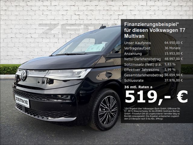 Volkswagen T7 Multivan 2.0 TDI DSG Goal Panorama Navi digit