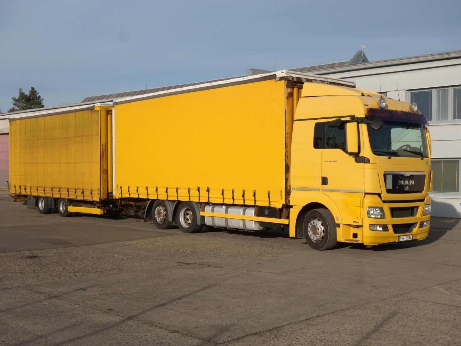 MAN TGX 24.400 EEV 6x2 + Anhänger Krone 120m3