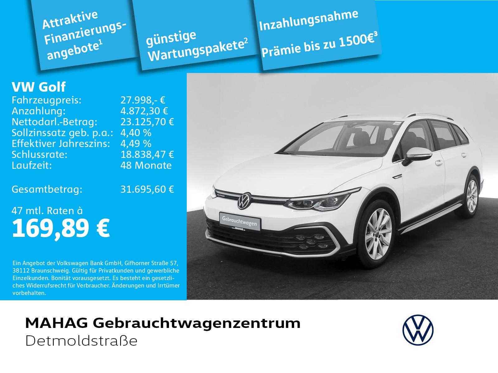 Volkswagen Golf  VIII Alltrack 4 Mot 2.0 TDI LED+ Navi Park