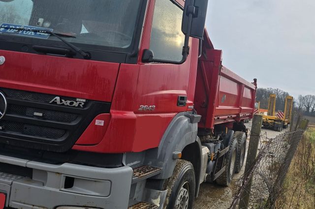 Mercedes-Benz AXOR 2643 K 6x4 meiller tipper - bordmatic