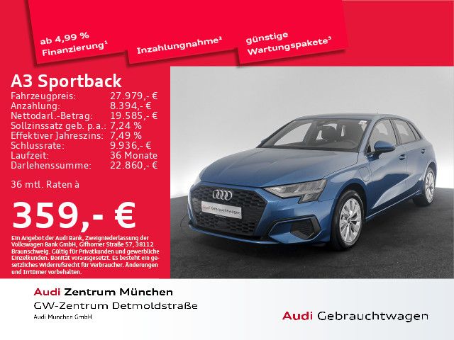 Audi A3 Sportback 40 TFSI e S tronic Navi+/Virtual+/P