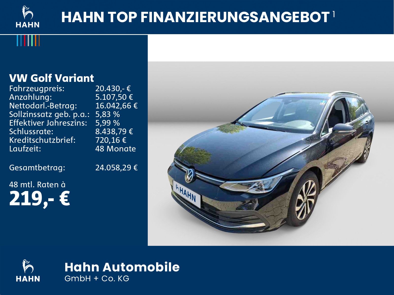 Volkswagen Golf Variant 2.0TDI DSG Active LED SHZ Navi PDC imagem 2