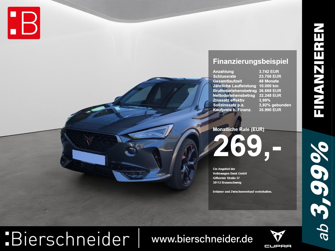 Cupra Formentor 2.0 TSI DSG 4Drive VZ AKRAPOVIC+LED+NA